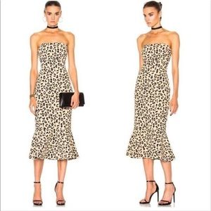 Cinq a sept leopard print Luna dress